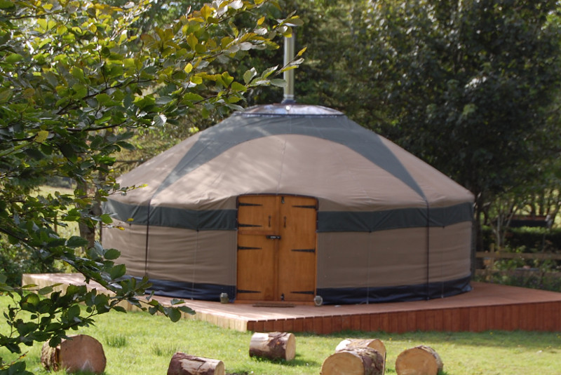 Runach Arainn Our Yurts Yurt Glamping on the Isle of Arran, Scotland